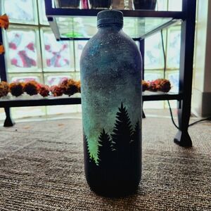 Night Sky Bottle Art
